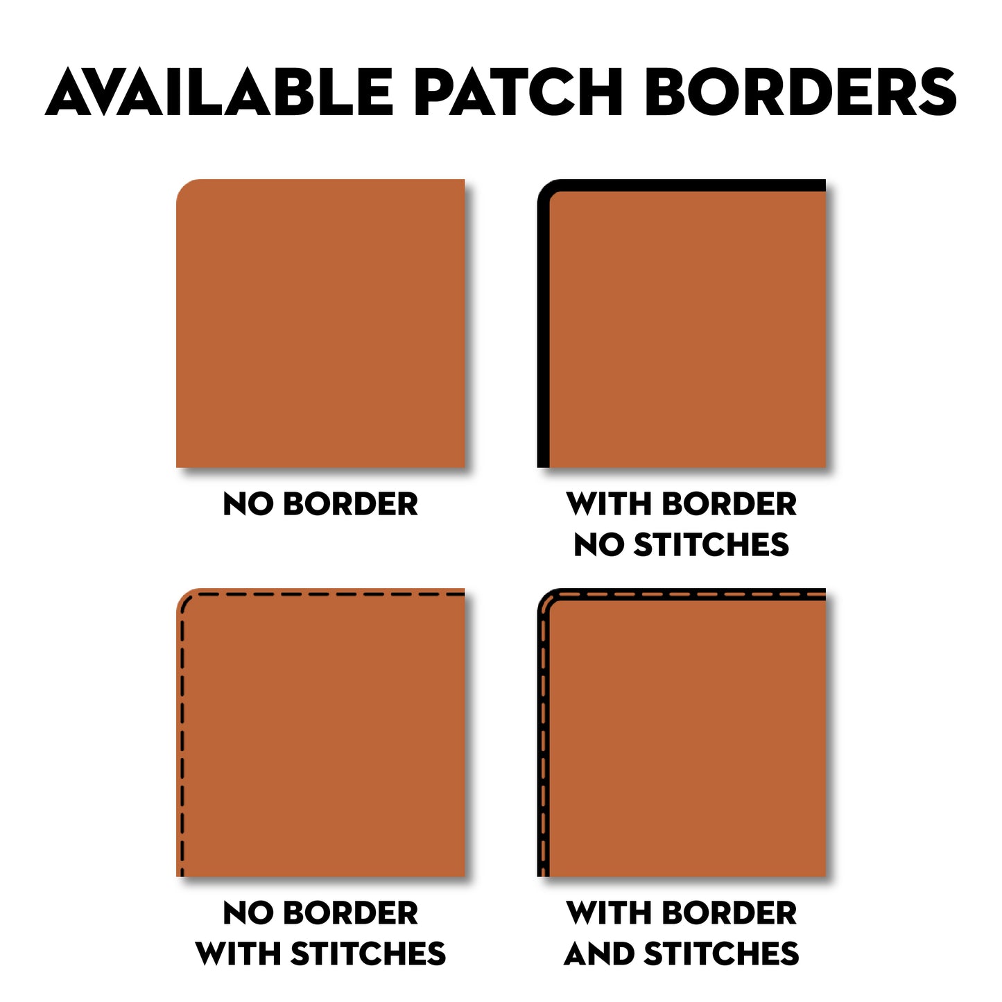 Large Patch **5.1 Sq. Inches to 8 Sq. Inches**