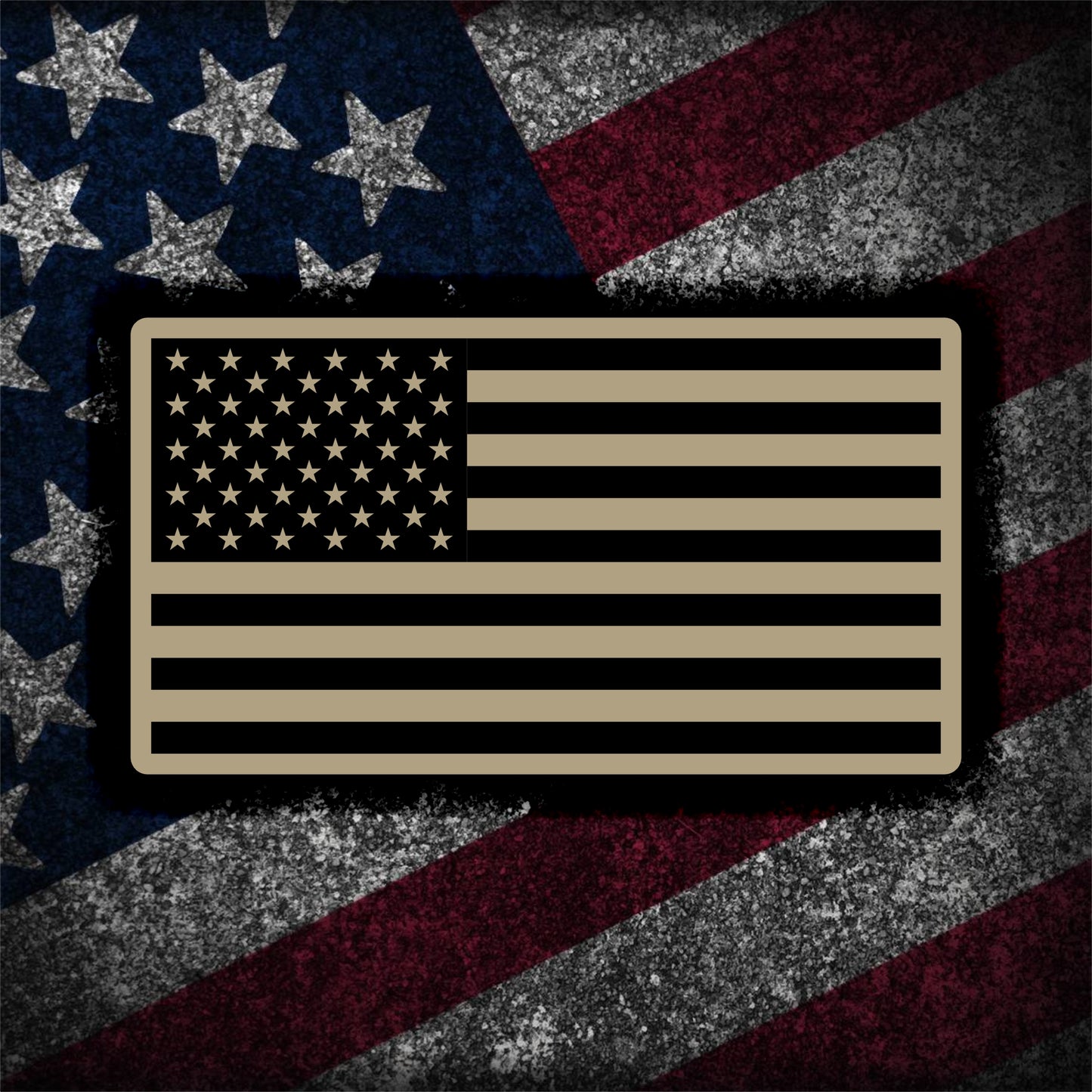 American Flag Patch [Sidemount]