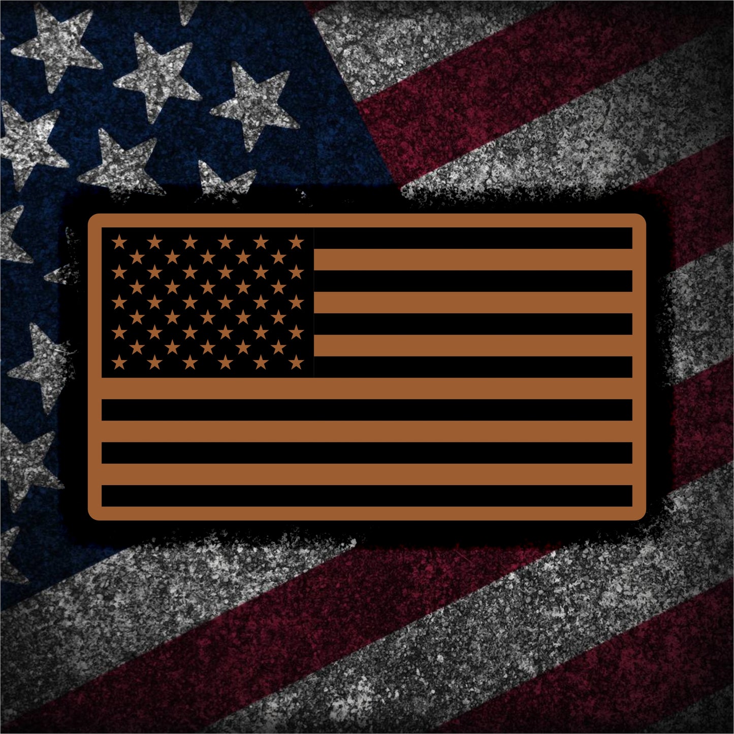 American Flag Patch [Sidemount]