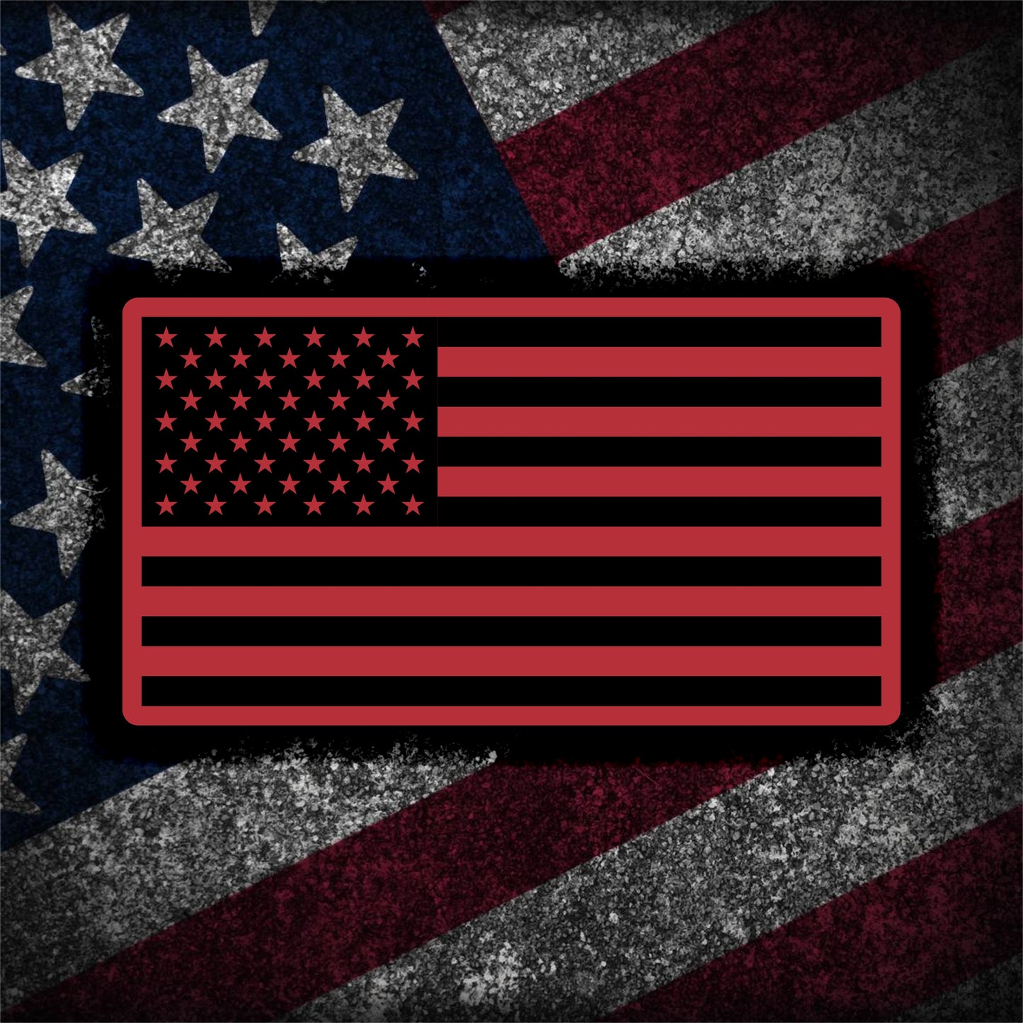 American Flag Patch [Sidemount]
