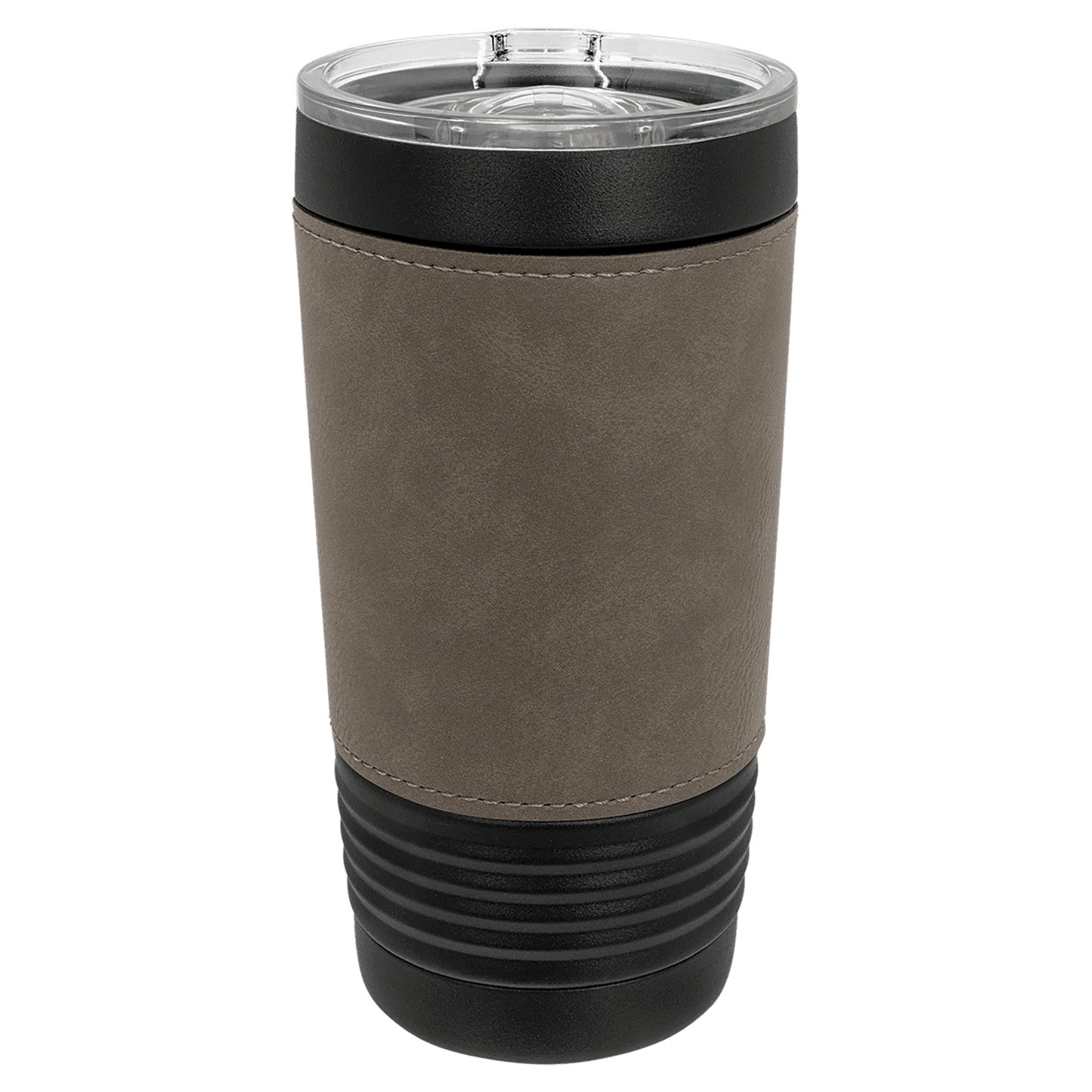 20 oz Laser Engraved Leatherette Tumbler - Powder Coated