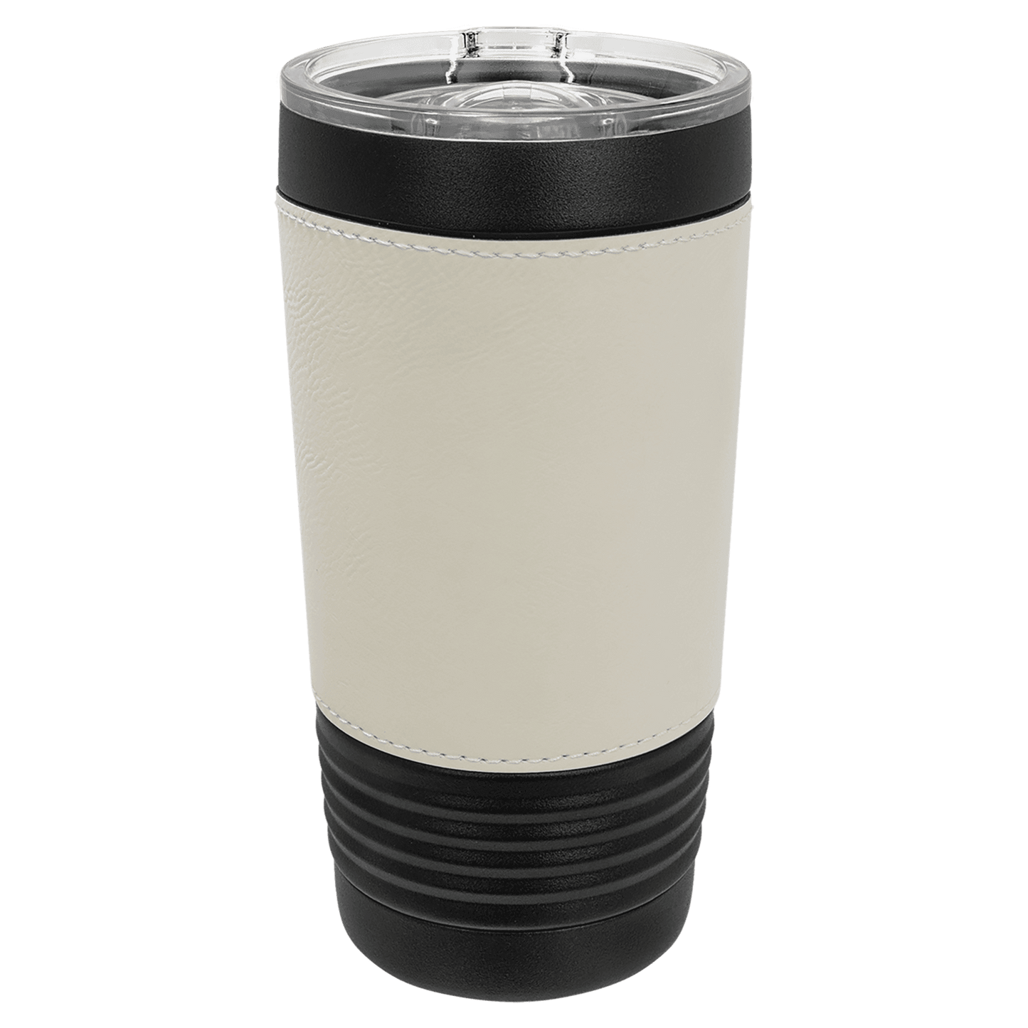 20 oz Laser Engraved Leatherette Tumbler - Powder Coated