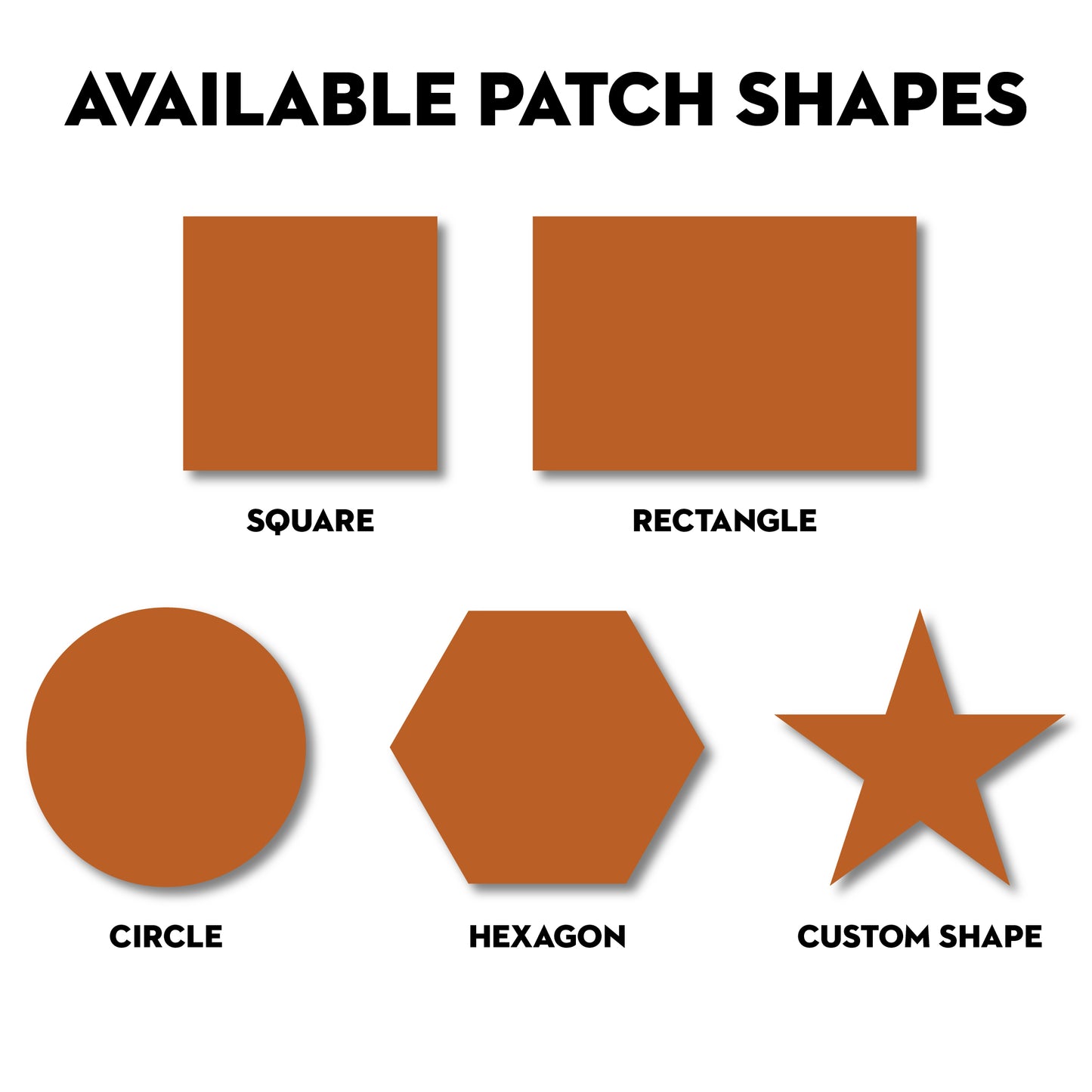 Large Patch  **5.1 Sq. Inches to 8 Sq. Inches**